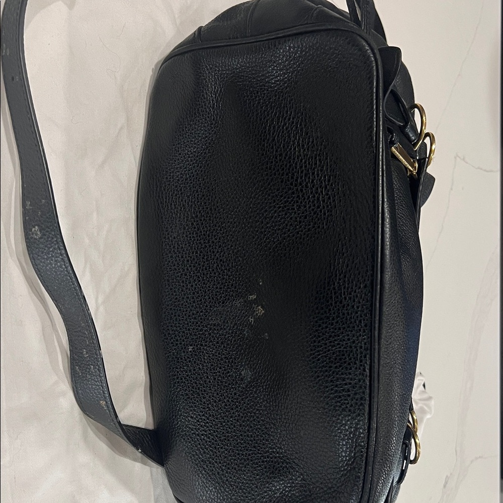 Marc Jacobs Black Crossbody Bag with Gold Accents - Picture 4 of 7